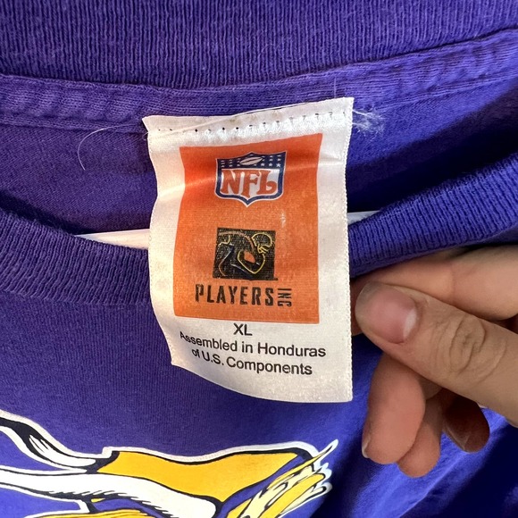 vintage late 90s NFL player inc minnesota vikings randy moss t shirt XL - Picture 3 of 3